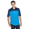 Core 365 Men's Balance Colorblock Performance Piqué Polo