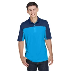 Core 365 Men's Balance Colorblock Performance Piqué Polo