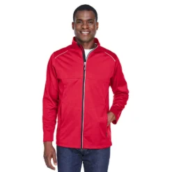 Core 365 Men's Techno Lite Three-Layer Knit Tech-Shell