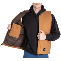 Berne Duck Workman's Vest Quilt Lined -Ogio || Carhartt || Portwest Shop BEV812@2