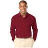 Blue Generation Men's Superblend Long Sleeve Polo