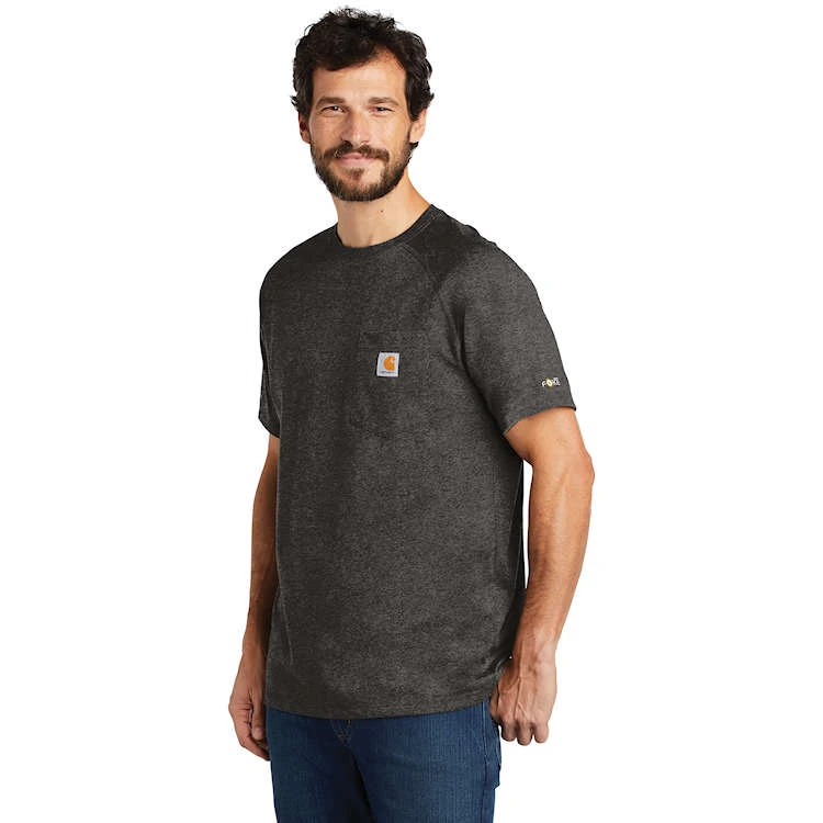 CLEARANCE Carhartt Force Cotton Short Sleeve T-Shirt 5 CLEARANCE Carhartt Force Cotton Short Sleeve T-Shirt - Image 5