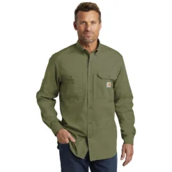 CLEARANCE Carhartt Ridgefield Solid Long Sleeve Shirt