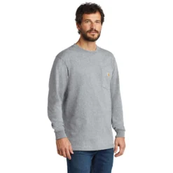 Carhartt Long Sleeve Workwear Crewneck T-Shirt -Ogio || Carhartt || Portwest Shop CAK126@4