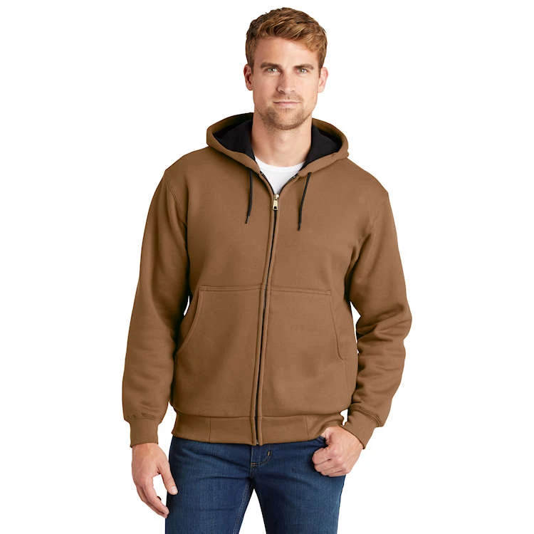 CornerStone® Heavyweight Full-Zip Hooded Sweatshirt With Thermal Lining 1 CornerStone® Heavyweight Full-Zip Hooded Sweatshirt With Thermal Lining