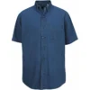 Edwards Men's Short Sleeve Casual Mid-Weight Denim Shirt