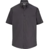 Edwards Men's Short Sleeve Lightweight Button Down Collar Poplin Shirt