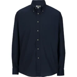 Edwards Men's Long Sleeve Easy Care Poplin Shirt