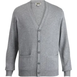 Edwards Jersey Knit Acrylic Cardigan With Pockets