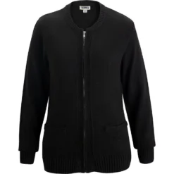 Edwards Jersey Knit Acrylic Full Zip Cardigan