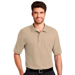 Port Authority® Silk Touch™ Polo With Pocket