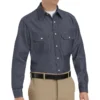 Red Kap Men's Deluxe Denim Long Sleeve Work Shirt