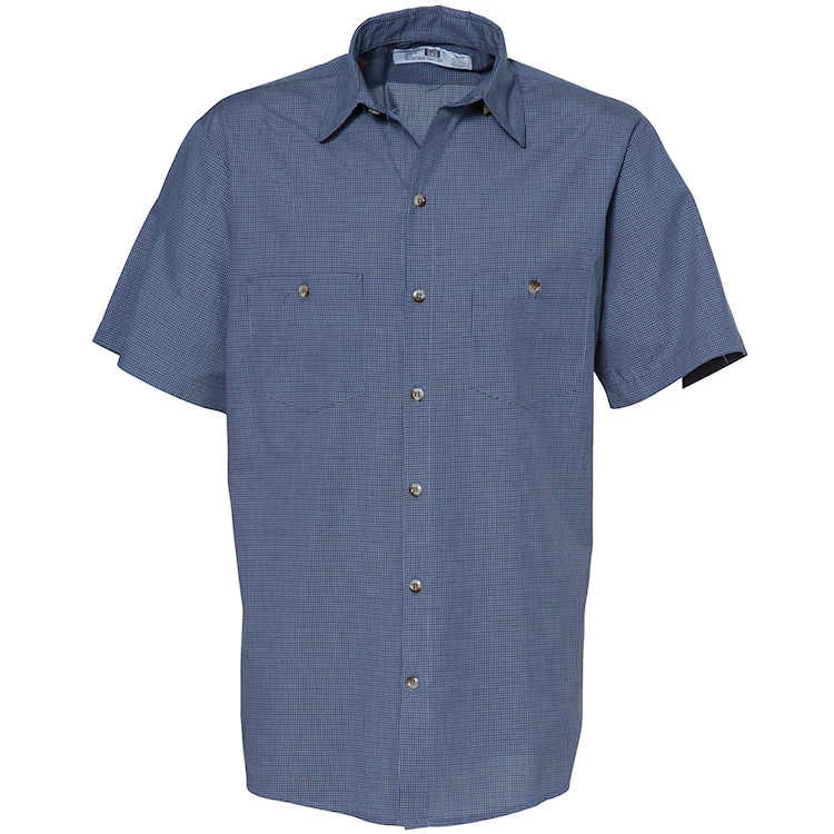 Reed SoftTouch Micro Check Work Short Sleeve Shirt 1 Reed SoftTouch Micro Check Work Short Sleeve Shirt