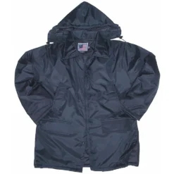 Snap 'n' Wear Nylon Parka With Zippered Gun Slits - Imported