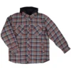 Tough Duck Fooler Front Quilt Lined Flannel Hooded Shirt