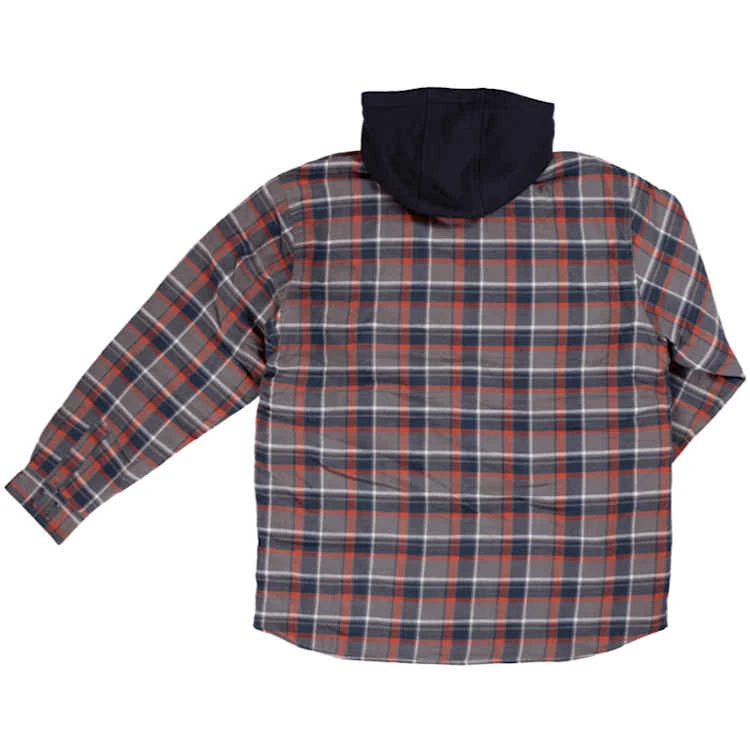 Tough Duck Fooler Front Quilt Lined Flannel Hooded Shirt 2 Tough Duck Fooler Front Quilt Lined Flannel Hooded Shirt - Image 2