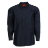 Pinnacle Worx 100% Cotton Men's Wrinkle Resistant Long Sleeve Industrial Work Shirt